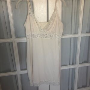 Anthropologie E by Eloise Cream Colored Slip/Nightgown, Size S
